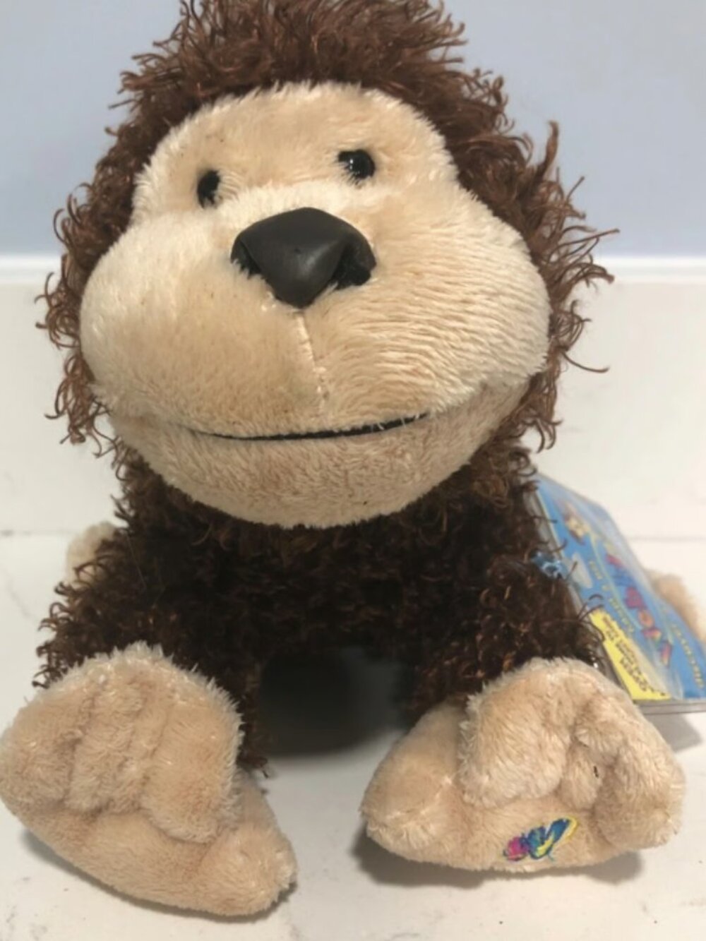 Ganz Webkinz Cheeky Monkey Plush 8" Brown Stuffed Animal Toy Retired Excellent